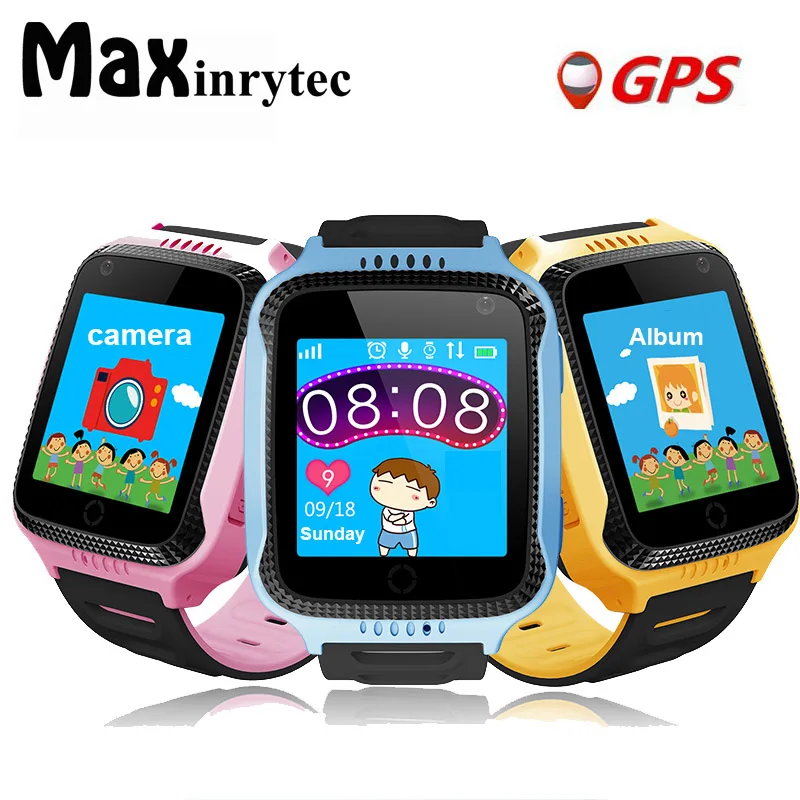 Смарт часы Maxinrytec Q528 Y21 GPS с камерой фонариком детские SOS устройство отслеживания