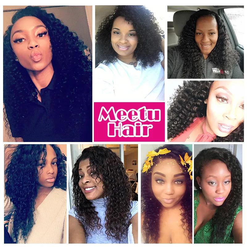 Meetu Peruvian Deep Wave Bundles With Closure 4 Bundles with Closure 100% Human Hair Non Remy 4x4 inch Lace Closure with Bundles Meetu Peruvian Deep Wave Bundles With Closure 4 Bundles with Closure 100% Human Hair Non Remy 4x4 inch Lace Closure with Bundles