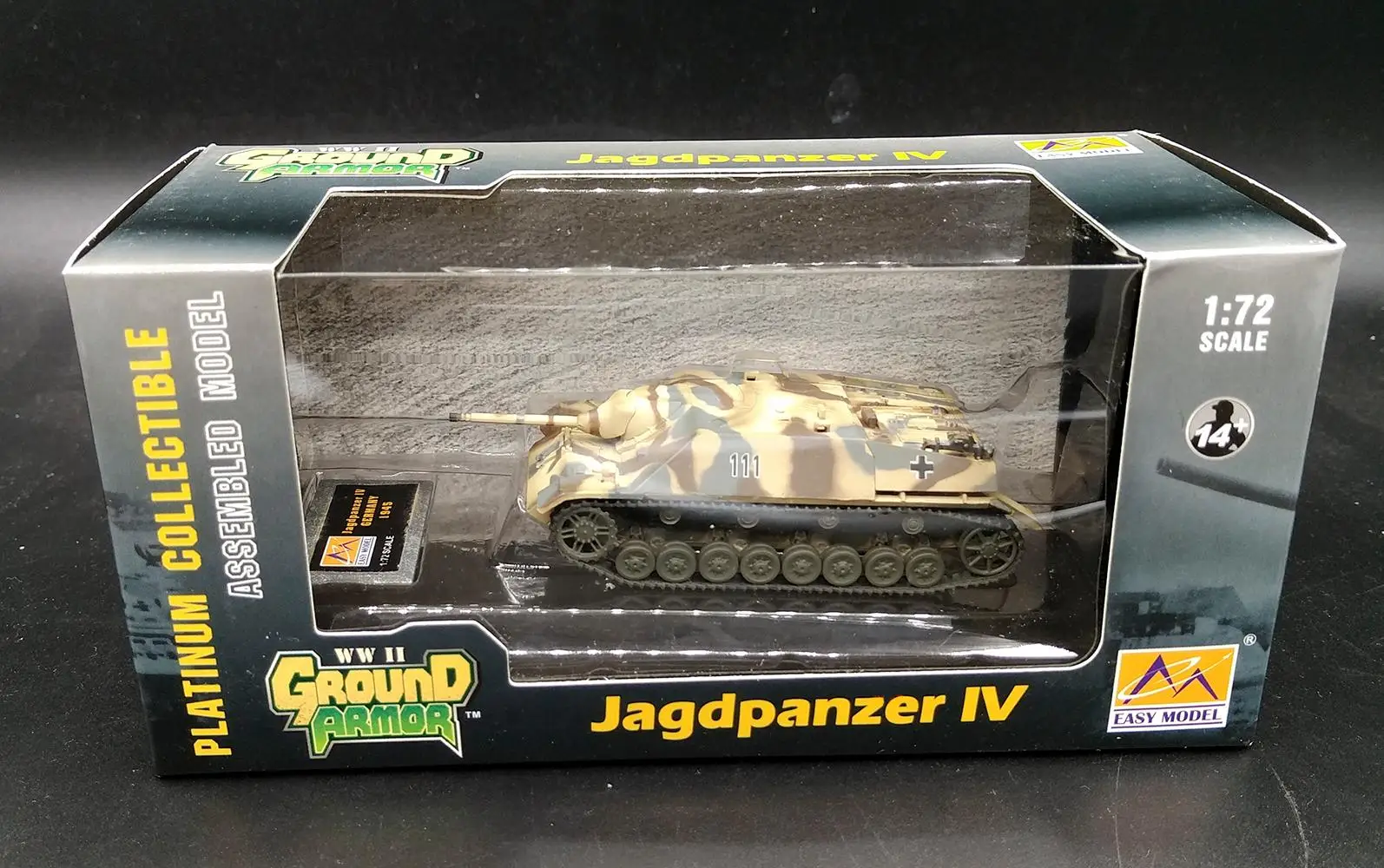 WWII Германия JAGDPANZER IV 1945 1/72 бак легкая модель готовая без литья под давлением| |
