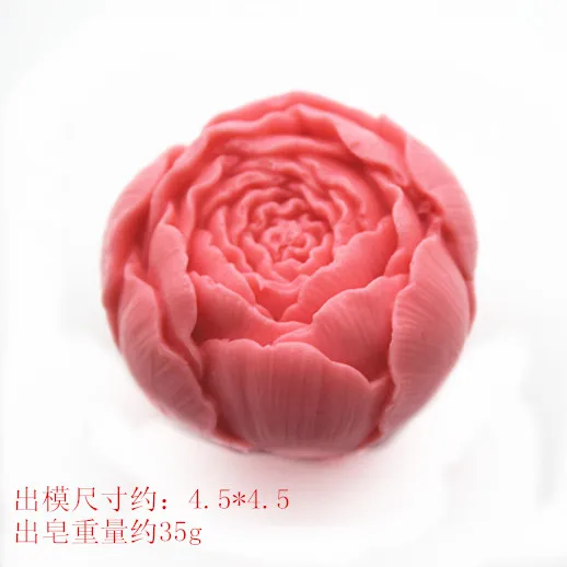 Rose chocolate silicone flower molds for soap making 3d plaster ornament mould for gardening home deocration