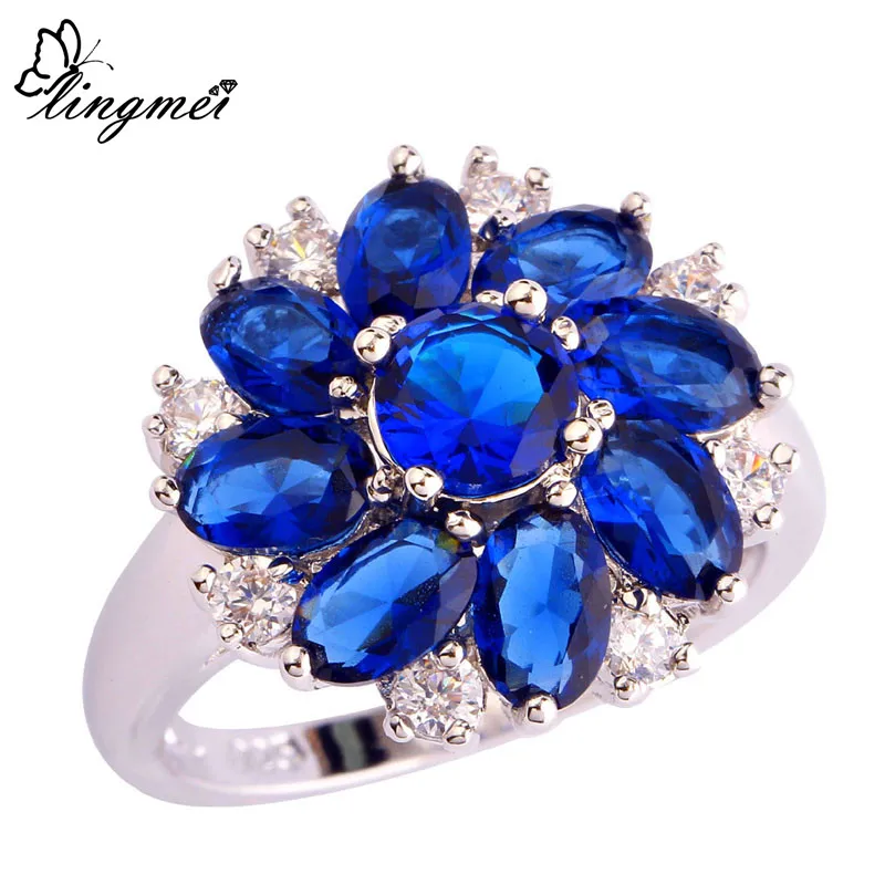 санлайт кольцо с сапфиром 1 камень. изделия из сапфира.  69054-861380). изделия из сапфира. украшения из сапфира.