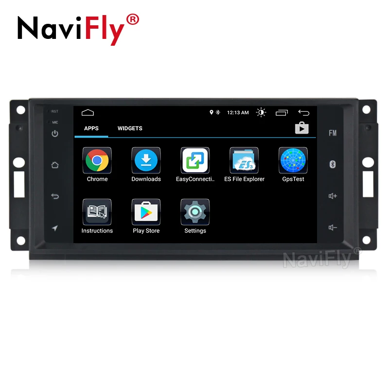 Flash Deal NaviFly Android 8.1 car dvd player Car Multimedia Player GPS for jeep Wrangler Compass 2010-2015 Chrysler wifi BT car radio 2