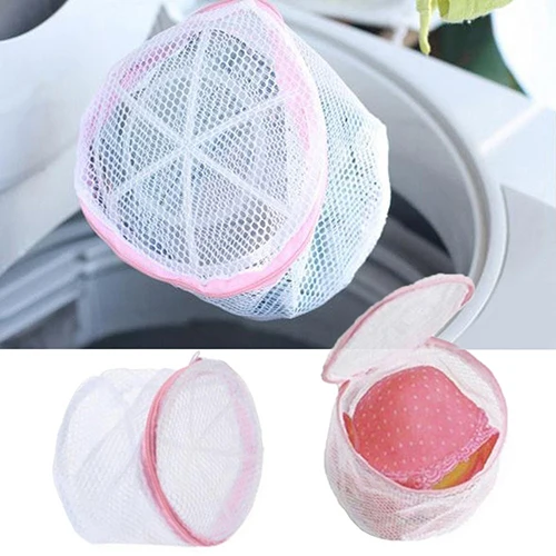 1pc Washing Machine Clothes Underwear Zipper Closure Laundry Mesh Net Pouch Bag Washing Supplies