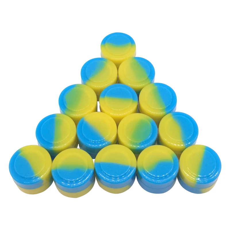 Wholesale 2ml Dab Wax Jar , Small Silicone Jars Dab Wax Container