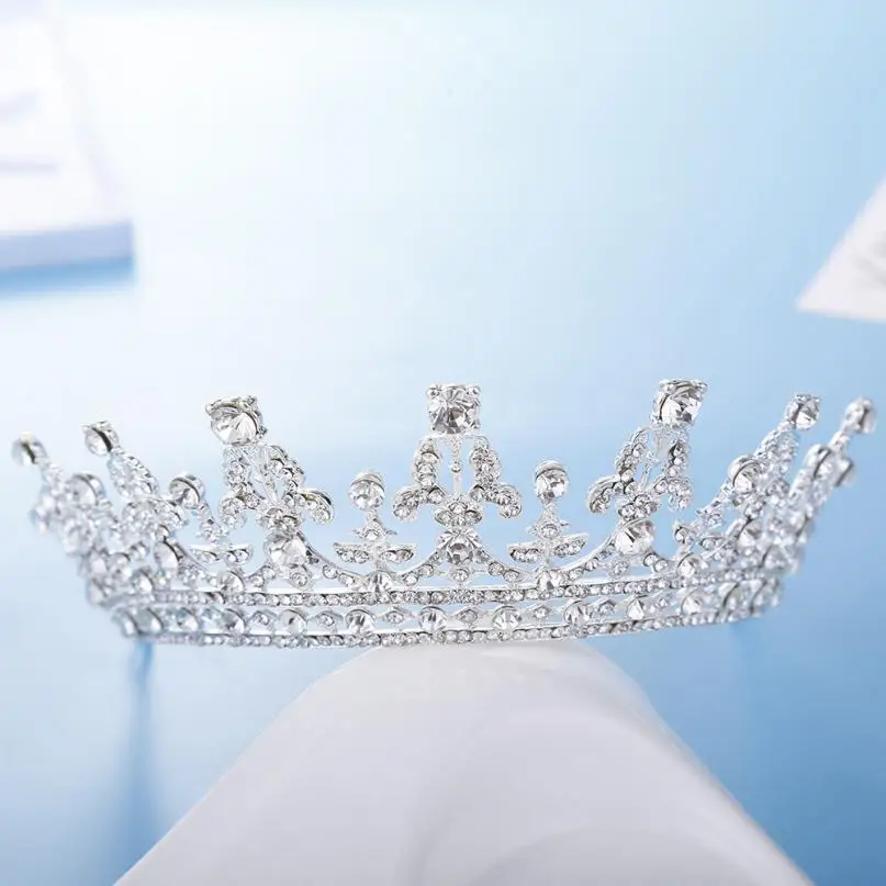 

Beautiful Jewelry Wedding Bridal Diamante Crystal Headband Princess Necklace Hair Comb Tiara Bands Crown Ornaments Trinket