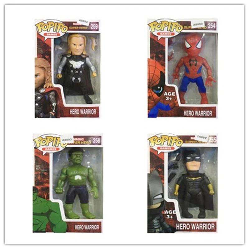 

Marvel Avengers 3 Infinite War Movie Anime Superhero Captain America Triathlon Spider-Man Hulk Superhero Action Figure Toy