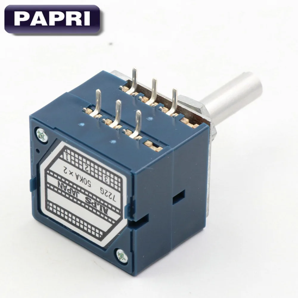 Japan Alps Rk27 Type 2 50k Round Shaft 6mm Stereo Volume