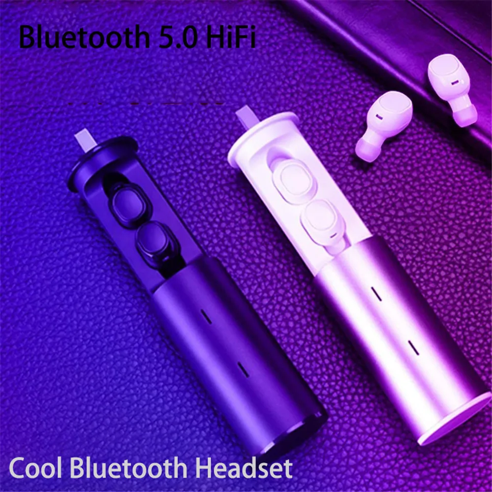 

TWS 19 Wireless Earphone Bluetooth 5.0 HiFi Air Mini Stereo Two-Ear Earbuds In-ear Headset With Charging Box For Phone A16