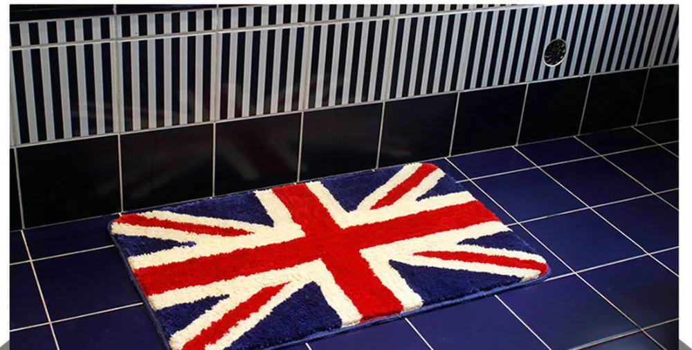 

2 piece Great British Flag Rug England Flag Non-slip Water-absorbing Rug Doormat Bathmat united kingdom flag Mats UK flag Carpet