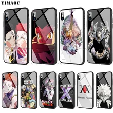 Чехол YIMAOC Hunter x Hunter из закаленного стекла для iPhone 11 Pro XS MAX XR X 8 7 6 6S Plus