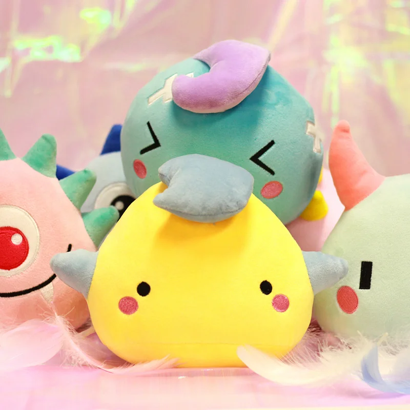 

Cute Anime Expression Plush Toys Geometry Monster Toys Unicorn Soft Dolls Pillow Kids Baby Gift Children's Bed Room Decoration