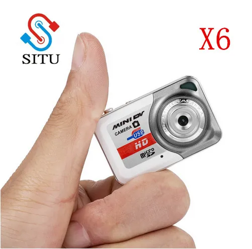 

X6 Portable Ultra Mini Camera Mini Digital Camera 1280*1024 Video Camera Mini DV Camera with Micmini Dv Camcorder