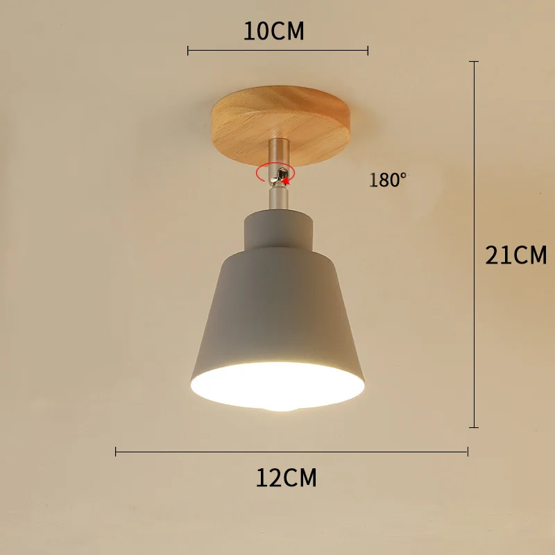 Современный потолочный светильник скандинавский плафон светодиодный потолочный светильник цветной плафон квадратный светильник для столовой кухни Lampara Techo - Цвет корпуса: 19