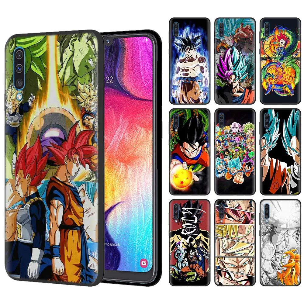 

Dragon Ball DragonBall z Black Silicone Cases for Samsung Galaxy A10 A30 A50 A6 A7 A8+ A9 2018 M20 M30 S10 Plus S10e Case