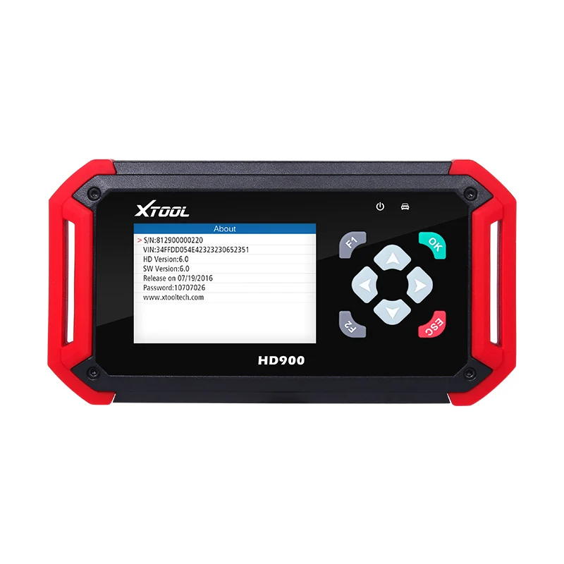 XTOOL HD900 OBD OBD2 сканер считыватель кодов сверхмощный инструмент для диагностики дизельных двигателей проверьте светильник двигателя