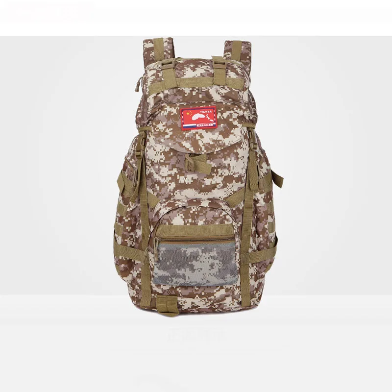 

Hot Men's Military Backpack Waterproof Nylon School Bag Camouflage Backpacks Multi-function Men Travel Bags 2018