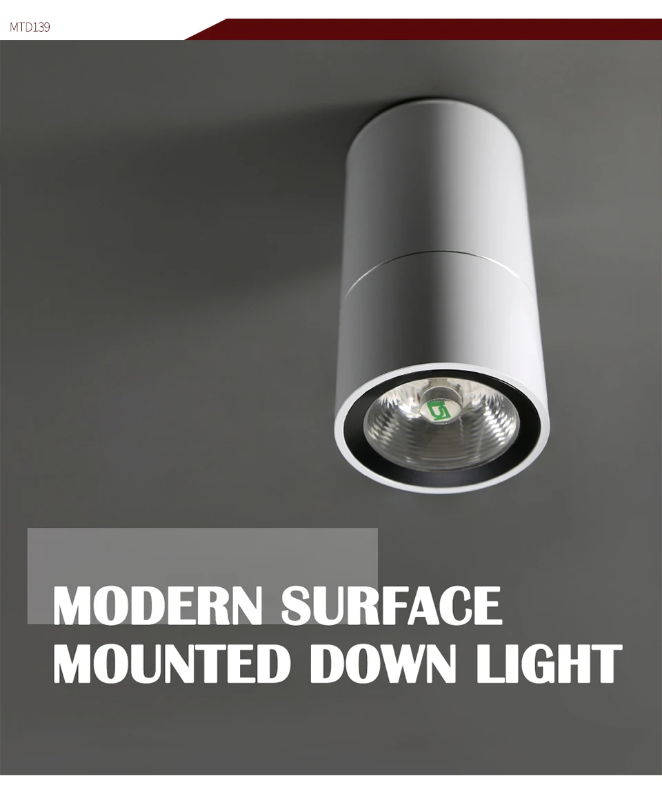 Lâmpada do Teto para Sala Sala de Estar Aisilan Moderno Levou Downlight Superfície Montado de Estar Cozinha Quarto Luminárias Ac85 260v 7 w Milight 2 High Quality lamps for living room