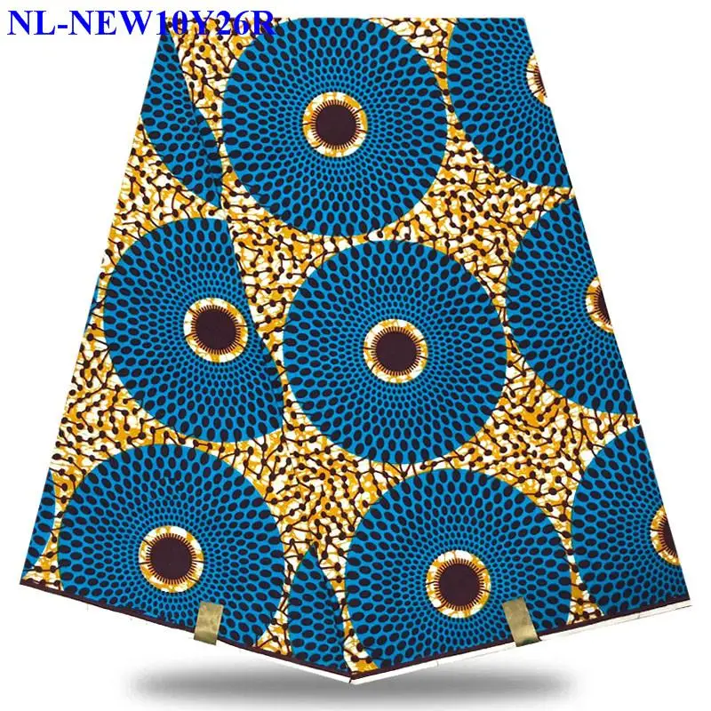 

Nigerian African Wax Print Fabrics 100% cotton african Fabric Ankara dutch wax Fabrics 6 yards for wedding dress VF005