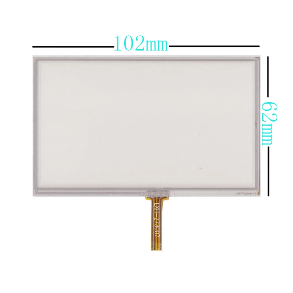 

For Small 4.3 inch Hsd043i9w1-a00 Universal handwriting Resistance Screen Hsd043i9w1-a00 4-wire Welding Type 102*62mm