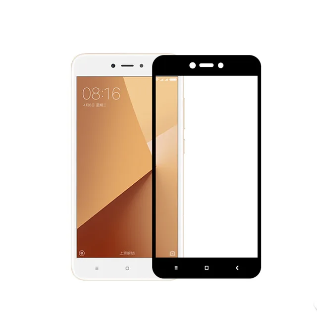 Для Xiaomi Redmi 5A Стекло Xiaomi Redmi 5A закаленное Стекло xiomi Redmi 5 Экран Protector 0.26 мм 9 h твердость Стекло Плёнки - Цвет: Black