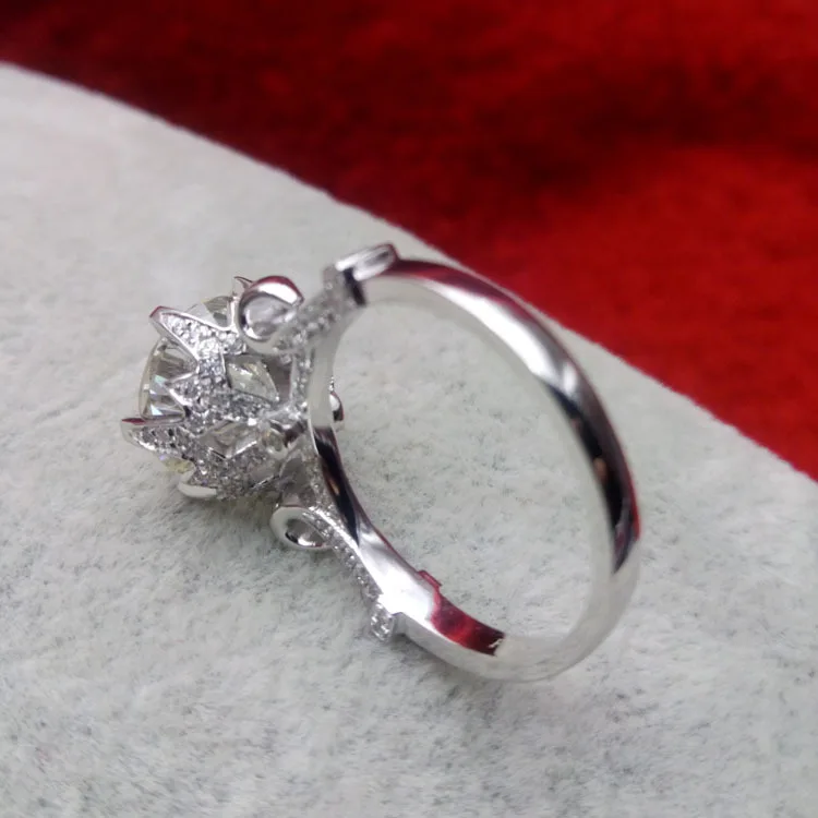 Роскошные 3CT Синтетические алмазы NSCD женское кольцо невесты обручальное кольцо Горячая распродажа ювелирные изделия для женщин кольцо из стерлингового серебра 925