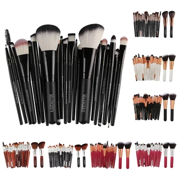 

Makeup Brushes Set Powder Foundation Blush Blending Eye Shadow Lip Cosmetic Beauty Make Up Brush Wooden Handle Hot Tools 22pcs