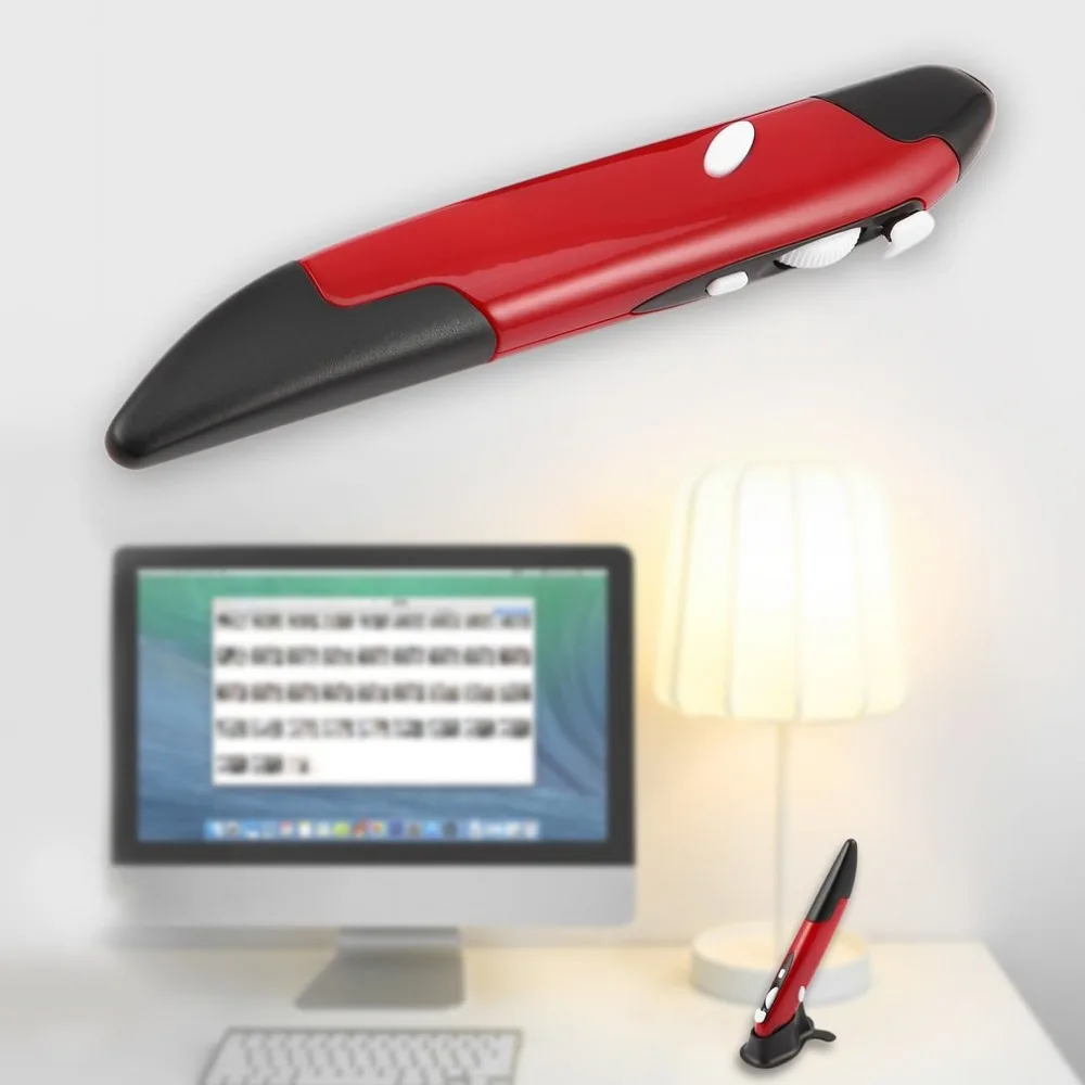 Мини 2,4 ГГц USB Беспроводной Мышь оптическая Pen Мышь Регулируемая 500/1000 Точек на дюйм эргономичный Дизайн для ноутбуков настольных