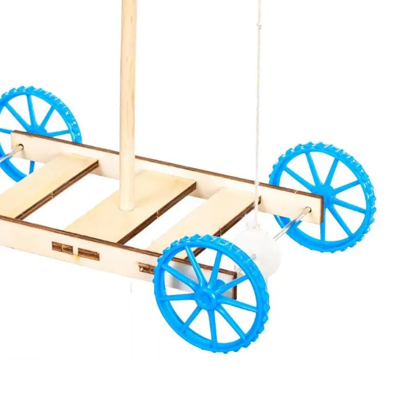 Гравитационная модель автомобиля DIY Детская игрушка образование научный эксперимент деревянная доска