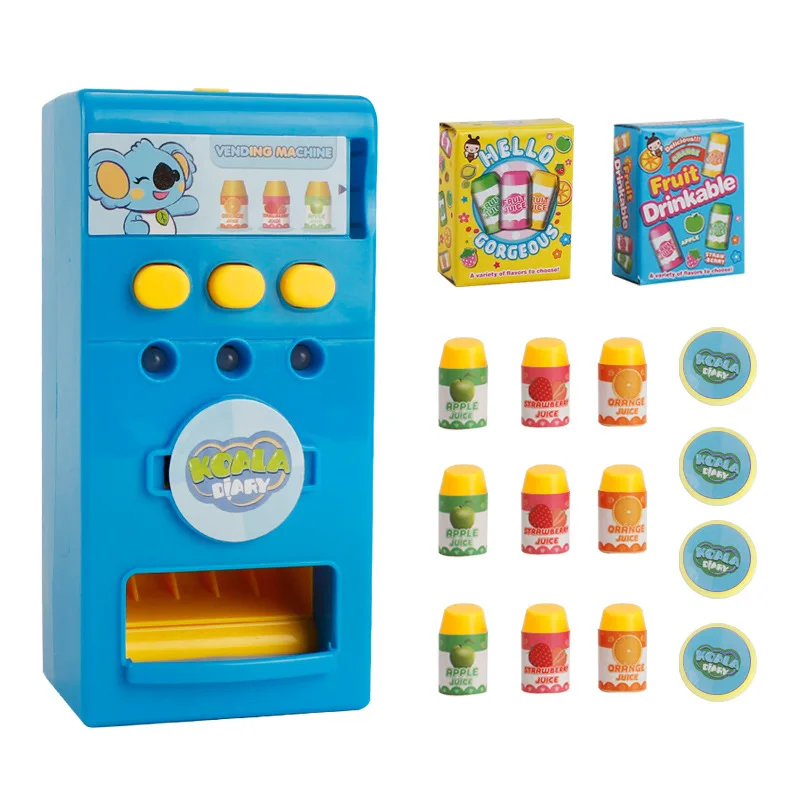 Моделирование Электрический мини маленькие домашние электроприборы детский игровой дом кухня маленький бытовой избрать чистящие игрушки - Цвет: blue vending machine