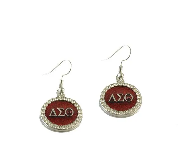 

Delta Sigma Theta earring DST circle gold Earring 1pair free shipping