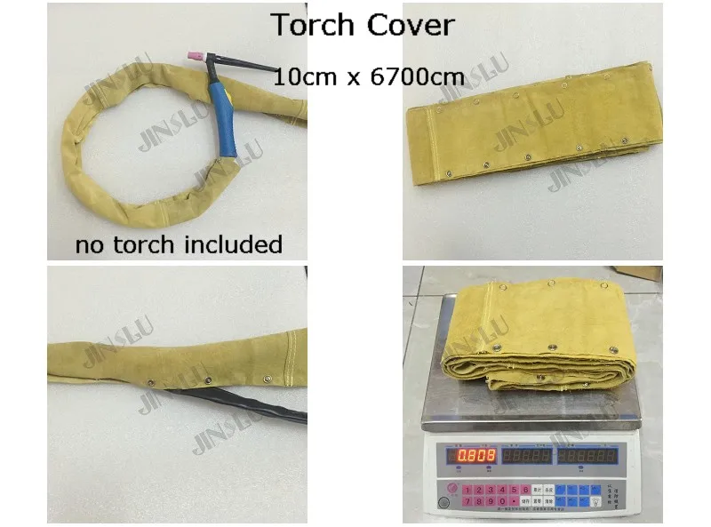 Сварочный Фонарь Ткань кабель кожаный чехол 6,7 м для Tig сварочный фонарь QQ150 WP 9 17 18 26 плазменный фонарь PT-31 LG40