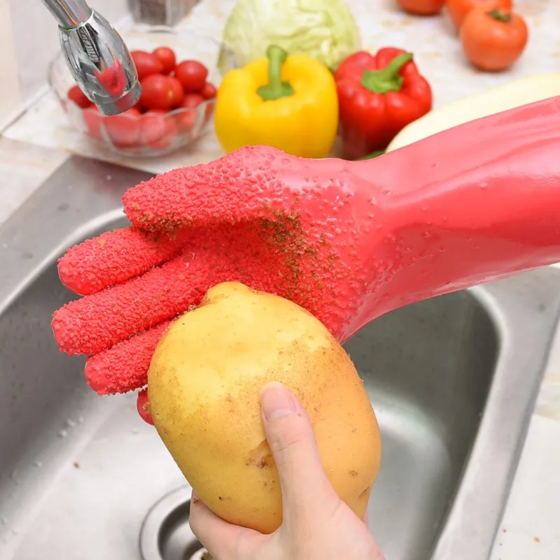 

FUNBAKY Potato Peeler Gloves Cooking Zesters Waterproof Household Peeling Vegetable Fruit Processing Kitchen Tools Acessories