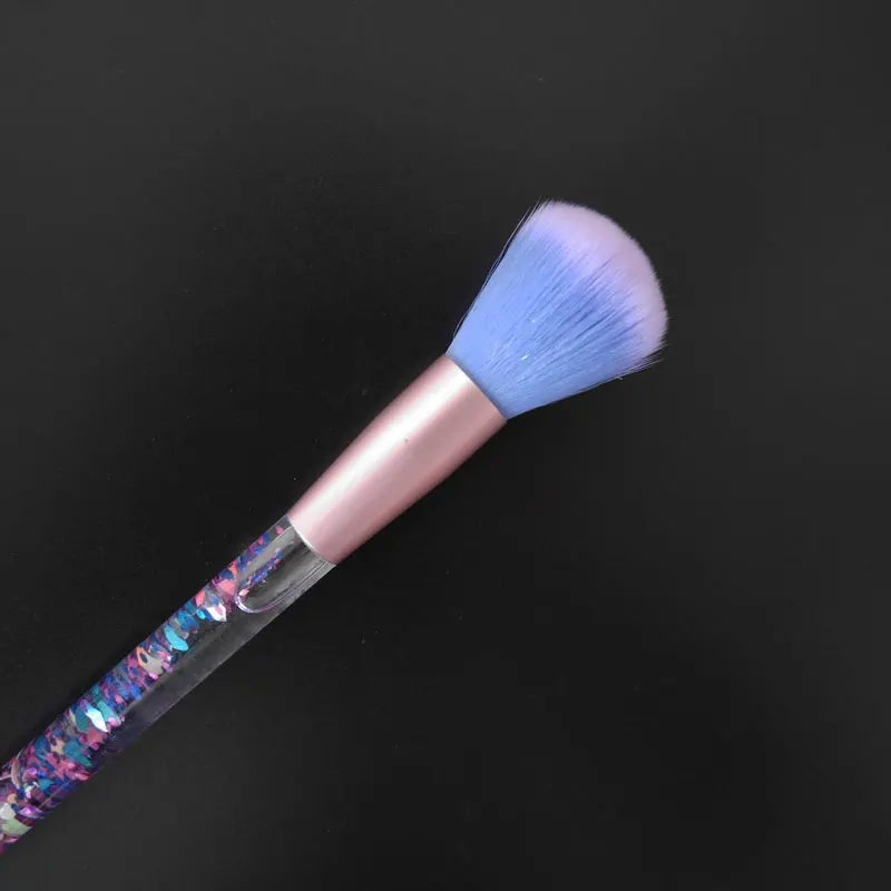 Aquarium Liquid Glitter Brush Set Mermaid Makeup Brushes Bling Bling