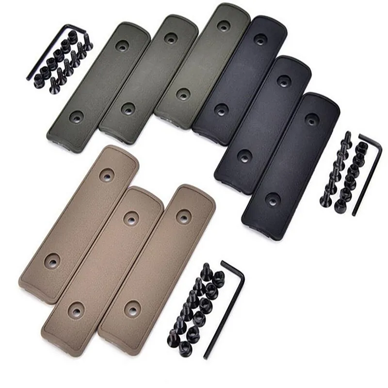 3 шт./упак. " высокоударный полимёрекемод рельс Panneau секция Handguard Couverture pour KeyMod Rail Handguard tпокупатель
