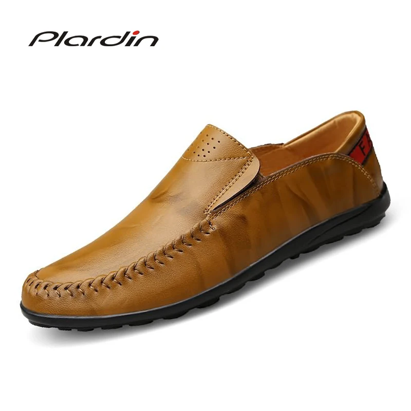 Plardin/Новые брендовые модные стильные Мягкие Мокасины мужские лоферы