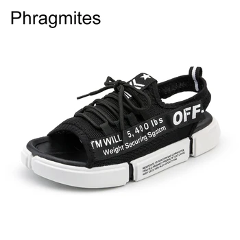

Phragmites Summer Air Mesh Sandals Non-Slip Summer Shoes High Quality Men Shoes Open Toe Romance Shoes Brand Slippers