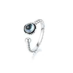 Топаз Кольцо для Для женщин реальные 925 пробы серебро кольцо 2018 Модные украшения оптовая продажа
