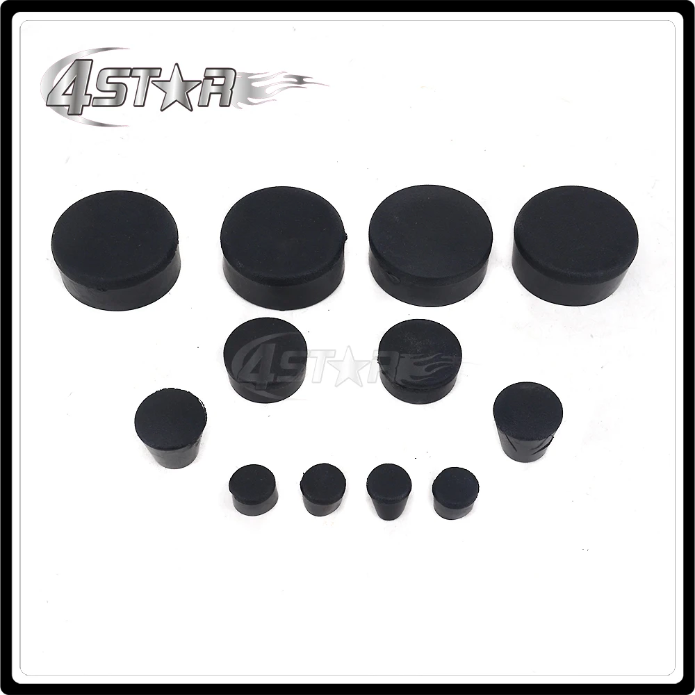 Motorbike Black Rubber Set Fairing Frame Plugs For SUZUKI GSXR1000 GSXR