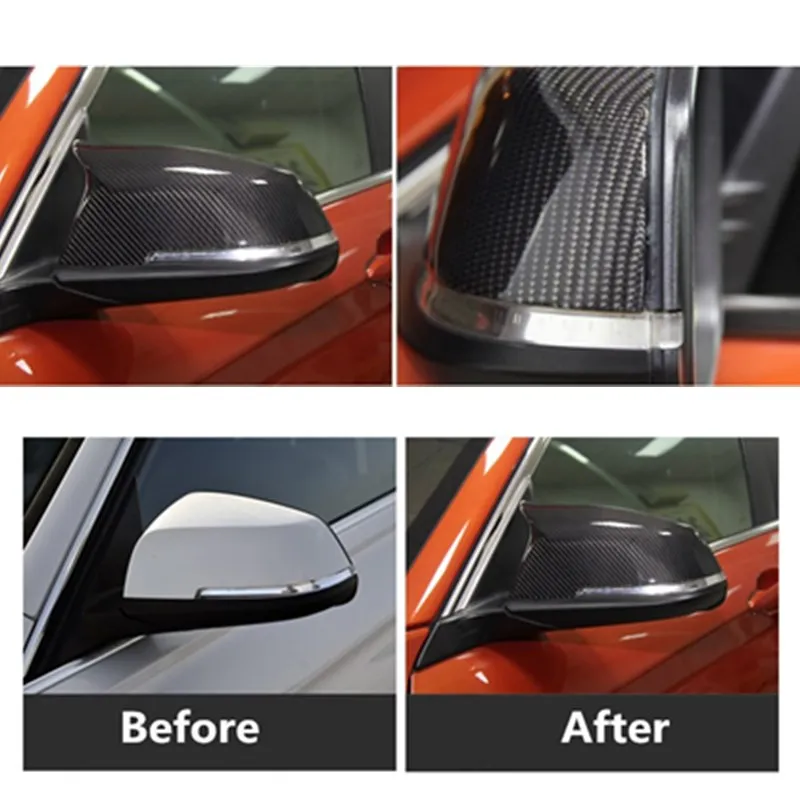

modify to M3 Carbon fiber mirror covers for BMW 1/2/3/4 Series X1 GT F20 F22F30 320Li 328 330i 2013-2016 exterior accessories