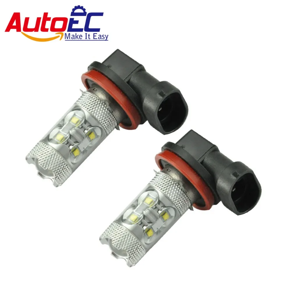 AutoEC 2x высокой мощности H11 50 Вт 9005 9006 led 8 противотуманная фара SMD вождение автомобиля в дневное время Бег лампы фары 12 v# LI10