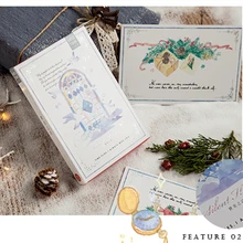 MISS TIME хвала открытка со стихотворением поздравительная открытка Закладка Письмо бумага 1 лот = 1 упаковка = 30 шт