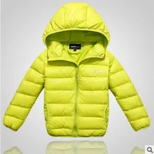 New Arrive Fashion Children’s Winter Jackets White Duck Down Boy & Girl Long Sleeve Hooded Short Girls Winter coat Hot Seal