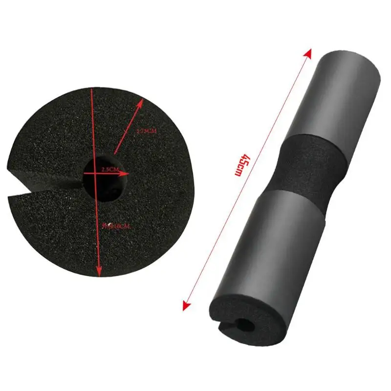 Foam Barbell Pad Squat Shoulder Back Support Neck Pads Fitness Body Building Protect Cover Pad Weight Lifting Accessories