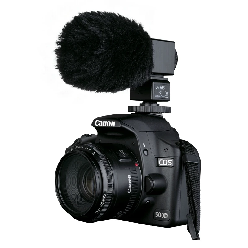 

TAKSTAR Shotgun Recorder SGC-698 Photography Interview Recording Stereo MIC Microphone for Camera Camcorder DV Shotgun Recorder