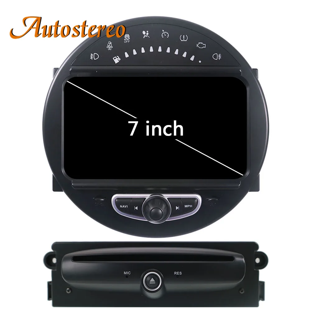 Android 9 автомобильный gps-навигация, dvd-плеер головное устройство для Mini Cooper 2006-2013 экран головное устройство мультимедийный плеер радио магнитофон