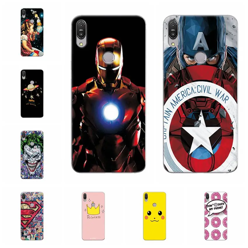 

Ample Captain America Cases Coque For Zenfone ZB601KL Soft Back Cover For Asus Max Pro M1 ZB602KL X00TD Fundas Phone Shell Capa