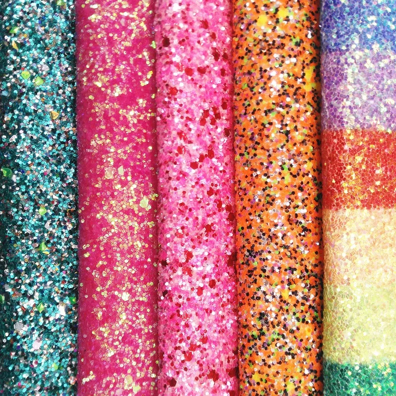 

CLEAR STOCK Surface Defects or Backing Dirty A4 SIZE 21X29cm Alisa Glitter JELLY PVC Leather For DIY hair Craft J59