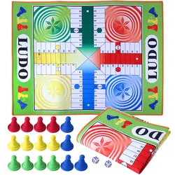 92*70 см гигантский Испания Летающие шахматы Ludo играть коврики для детей путешествия шахматы, настольные игры Поддержка семья развлечения