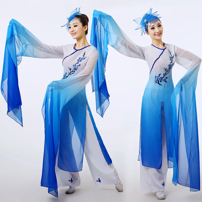 Костюм для танцев Wei, рукава, одежда для выступлений, Chang 'E Running Moon, Классическая танцевальная сцена, женская одежда для взрослых, Hanfu