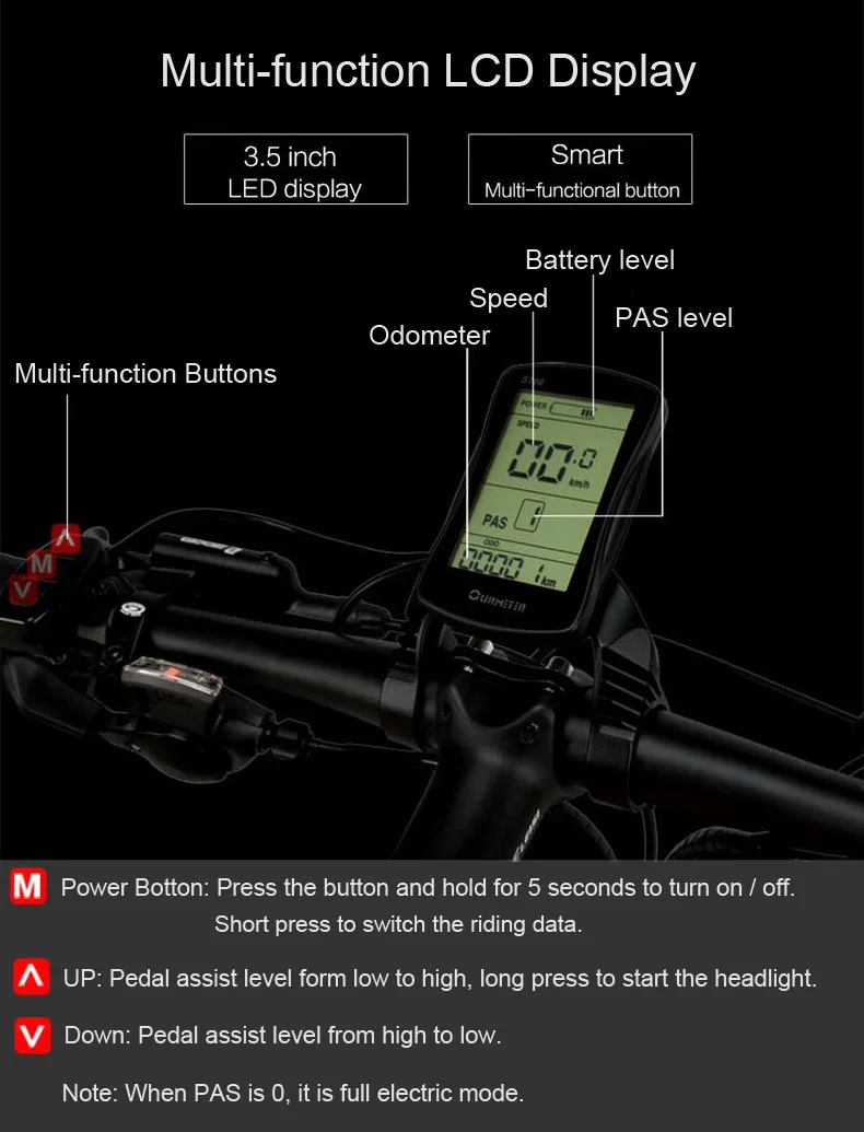 Top 26 Inch Electric Bicycle, 400W 48V Strong Power, Removable Lithium Battery, Lockable Suspension Fork, Pedal Assist E-bike 6